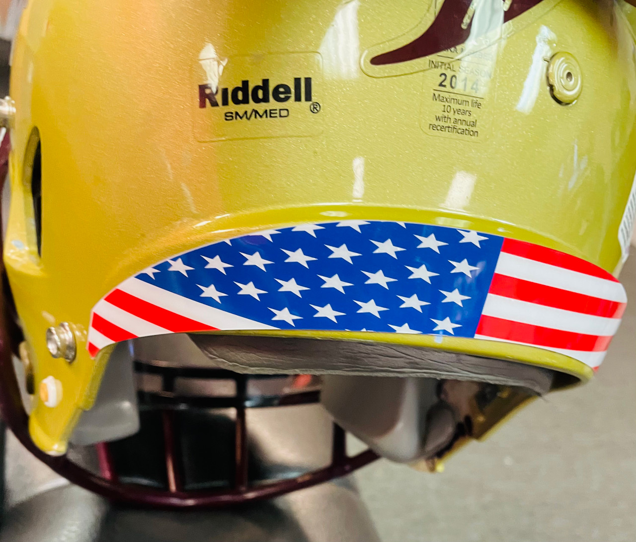 Speedflex Stickers USA FLAG - RIDDELL SPEED FLEX - BUMPER DECALS - Dmaxx Sports