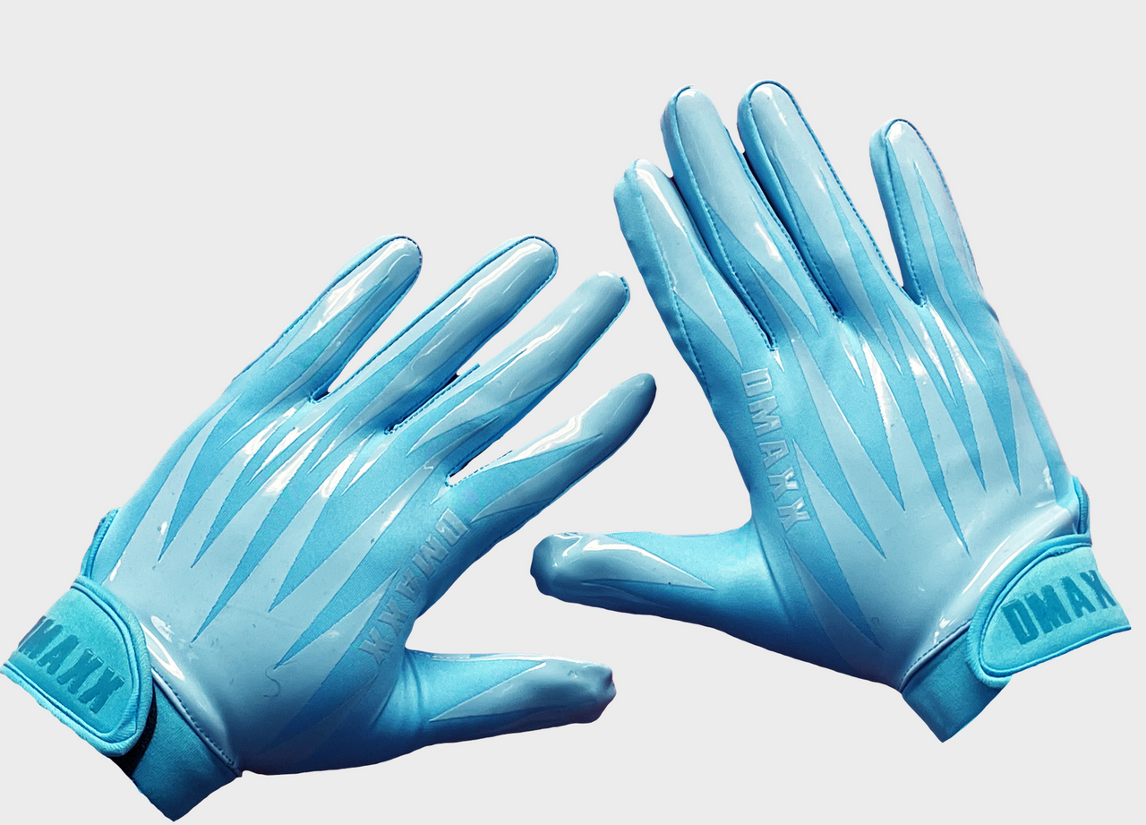 Hue Blue Sticky Football Receiver Gloves – SLEEFS