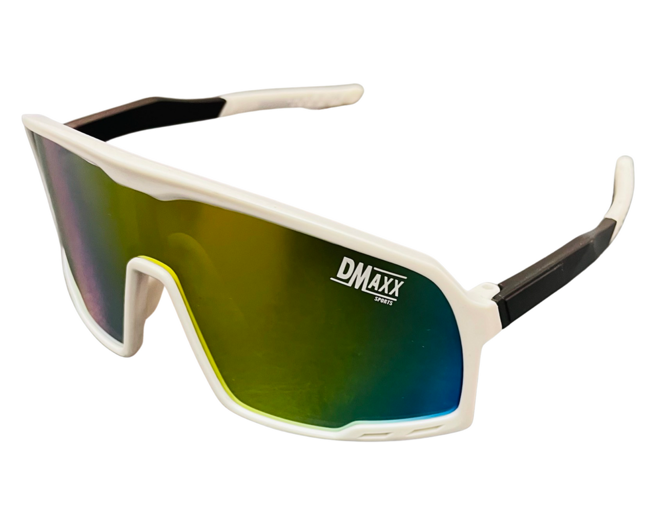 Sports Shades - White With white ears - Dmaxx Tee with purchase - Dmaxx  Sports