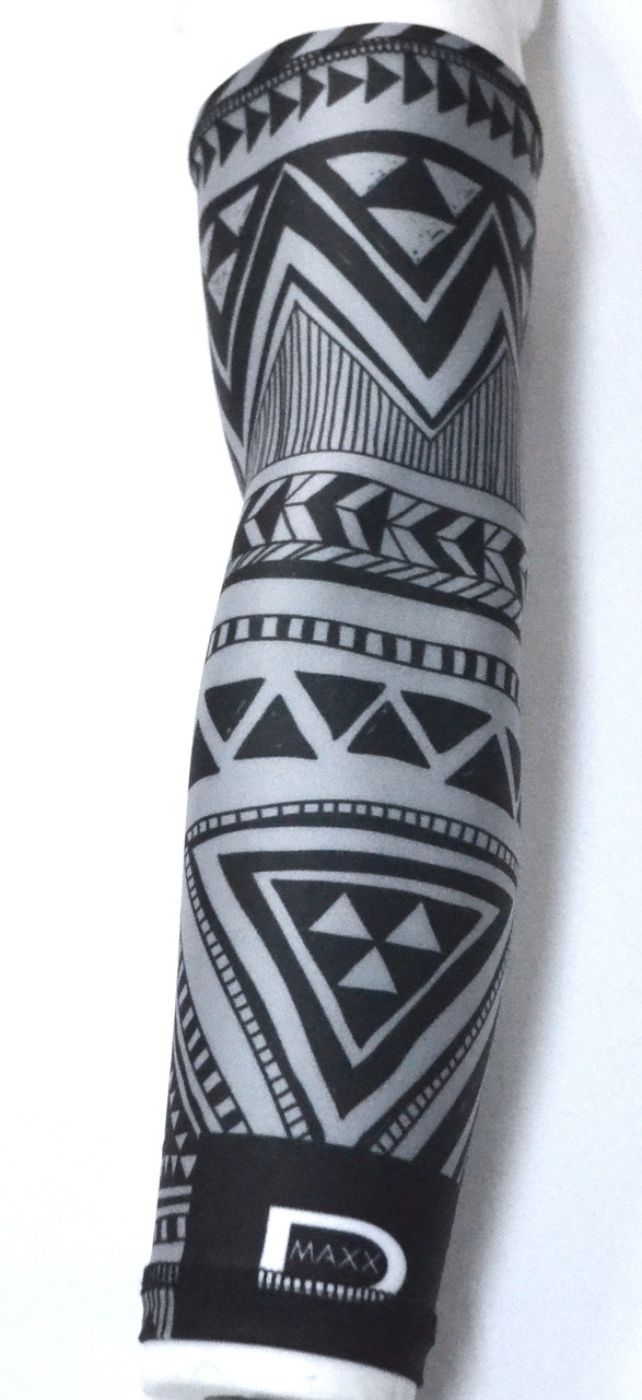 Padded Elbow and Forearm Sleeve ARM SLEEVE White Dmaxx Sports