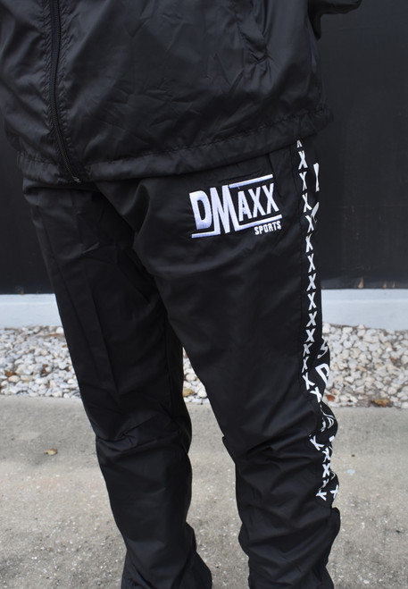 Black - Dmaxx Sports 2.23 Windbreaker jogger set