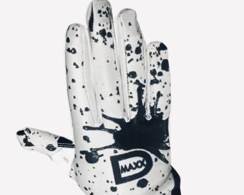 Splatter Gloves - Super Sticky - White and Black