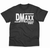 DMAXX TEE-  Black with White print - ADULT SIZE