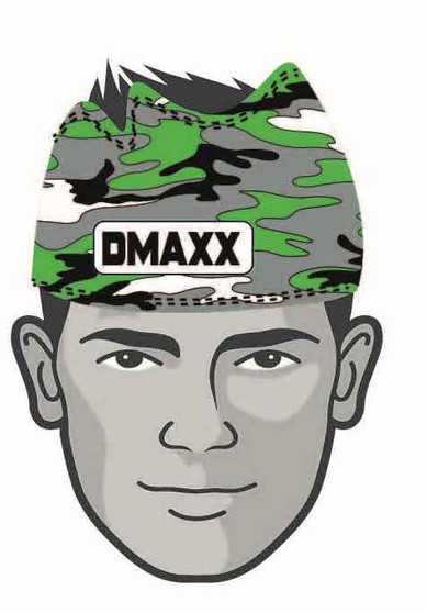 Neon Green,White and Black  Classic Camo  Head Sleeve