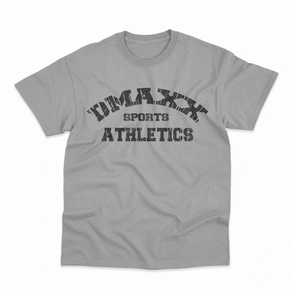  DMAXX ATHLETICS Tee - Gray with Black print