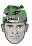 Neon Green,White and Black  Classic Camo  Head Sleeve