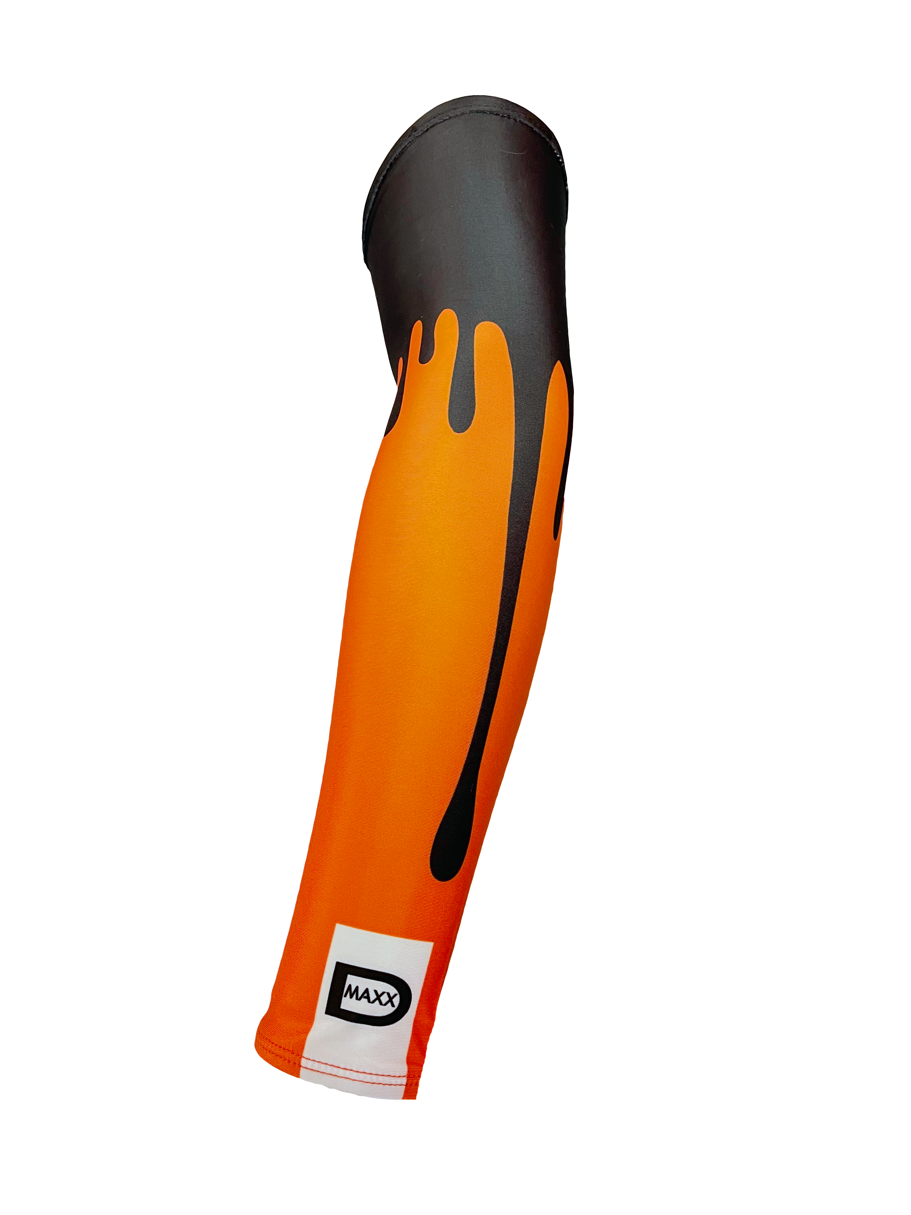 Drip Sleeve - Compression Sleeve - Black and Orange - Dmaxx Sports