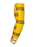 Blessed  - Compression Sleeve - Yellow and Black - Arm Sleeve