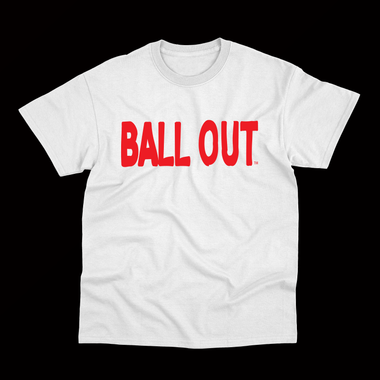 BALL. OUT red print tee - Dmaxx Sports
