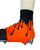 Drip Spats (cleat cover) black and orange