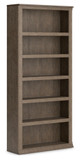 Janismore - Weathered Gray - Large Bookcase