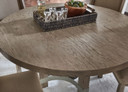 Chrestner - Gray - Round Dining Room Table
