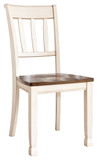 Whitesburg - Brown / Cottage White - Dining Room Side Chair (Set of 2)