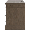 Janismore - Weathered Gray - Credenza With Eight Drawers