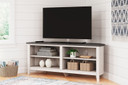 Dorrinson - Two-tone - Medium Corner TV Stand