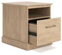 Elmferd - Light Brown - File Cabinet