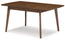 Lyncott - Brown - Rectangular Dining Room Butterfly Extension Table