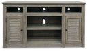 Moreshire - Bisque - 72" TV Stand W/Fireplace Option