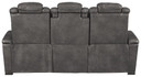 Turbulance - Quarry - Pwr Rec Sofa With Adj Headrest