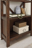 Baldridge - Rustic Brown - Large Bookcase