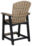 Fairen Trail - Black / Driftwood - Barstool (Set of 2)