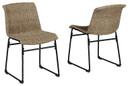 Amaris - Brown / Black - Chair (Set of 2)