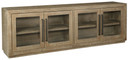 Waltleigh - Distressed Brown - Accent Cabinet