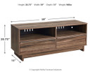 Shallifer - Brown - Medium TV Stand