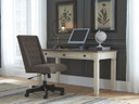 Bolanburg - White / Brown / Beige - Home Office Desk