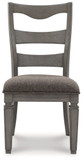 Lexorne - Gray - Dining Uph Side Chair (Set of 2)