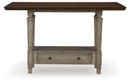 Lodenbay - Antique Gray - Rectangular Dining Room Counter Table