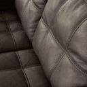 Luigi - Thunder - Sofa - Leather Match