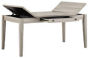 Parellen - Gray - Rectangular Dining Room Table With Storage