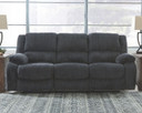 Draycoll - Slate - Reclining Sofa - Fabric