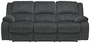 Draycoll - Slate - Reclining Sofa - Fabric