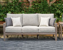 Hillside Barn - Gray / Brown - Sofa With Cushion