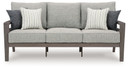 Hillside Barn - Gray / Brown - Sofa With Cushion