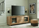 Rencott - Light Brown - Extra Large TV Stand