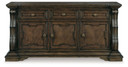 Maylee - Dark Brown - Dining Room Buffet