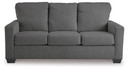 Rannis - Pewter - Full Sofa Sleeper - Fabric