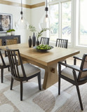 Galliden - Light Brown - Rectangular Dining Room Table