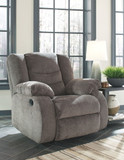 Tulen - Gray - 3 Pc. - Reclining Sofa, Reclining Loveseat, Rocker Recliner