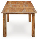 Dressonni - Brown - Rectangular Dining Room Butterfly Extension Table