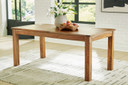 Dressonni - Brown - Rectangular Dining Room Butterfly Extension Table