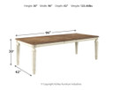 Realyn - Rectangular Dining Table Set