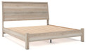 Hasbrick - Tan - King Panel Bed