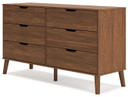 Fordmont - Auburn - Six Drawer Dresser