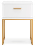 Socalle - Two-tone - One Drawer Night Stand