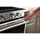 Whirlpool® 6.4 Cu. Ft. Smart Contemporary Handle Slide-in Electric Range with Frozen Bake™ Technology YWEEA25H0HZ