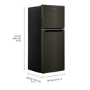 Whirlpool® 24-inch Wide Top-Freezer Refrigerator - 11.6 cu. ft. WRT312CZJV